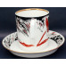Tea cup with saucer Chekhonin