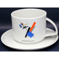 Tea cup with saucer Malevitch