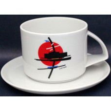 Tea cup with saucer Suetin