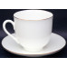 Coffee cup with saucer