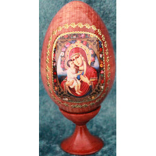 Ägg med ikon Gudsmoder av Zhirovitskaja